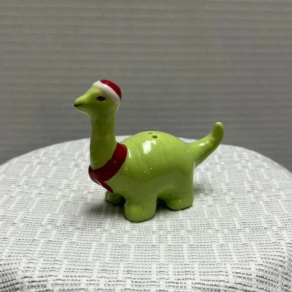 Dinosaur Christmas Salt and Pepper Shakers - Picture 7 of 8